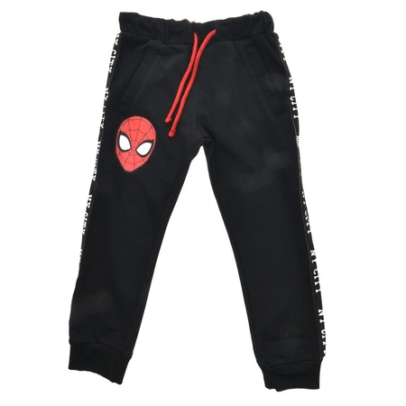 Spodnie dresowe dla dzieci Spider Man Czarne