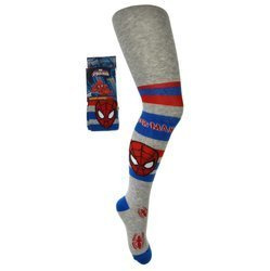Bawełniane rajstopy dla dzieci Spider-Man w paski szare